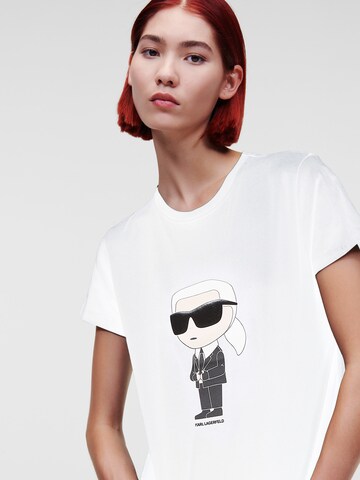 Karl Lagerfeld Shirt 'Ikonik 2.0' in Wit