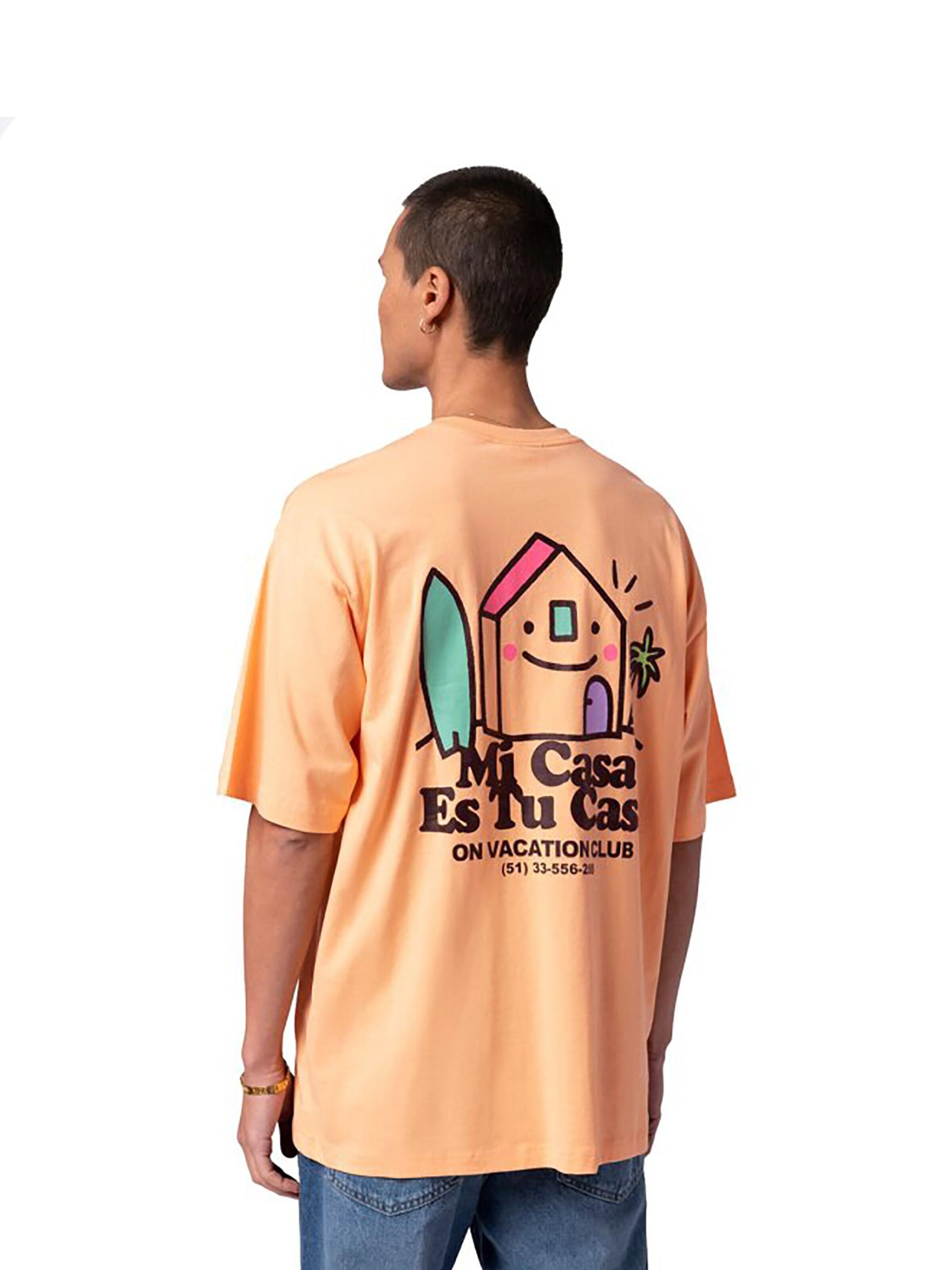 On Vacation Shirt 'Mi Casa' in Orange