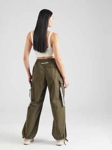 Superdry Wide leg Cargobroek in Groen