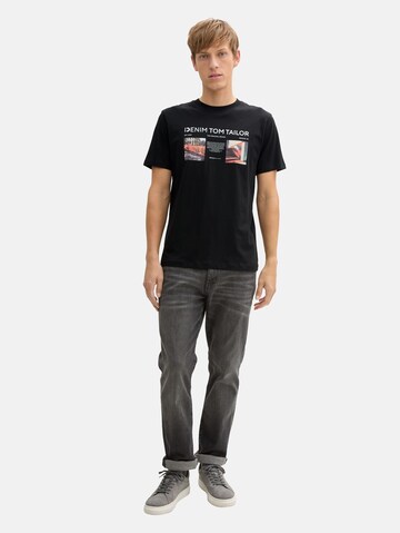T-Shirt TOM TAILOR DENIM en noir