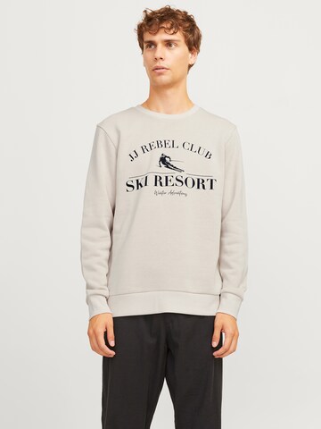 JJ Rebel - Sudadera 'JREBANDREW' en beige: frente