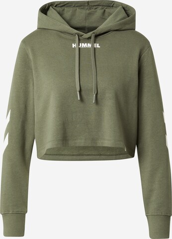 Hummel Sweatshirt 'Legacy' in Grün: predná strana