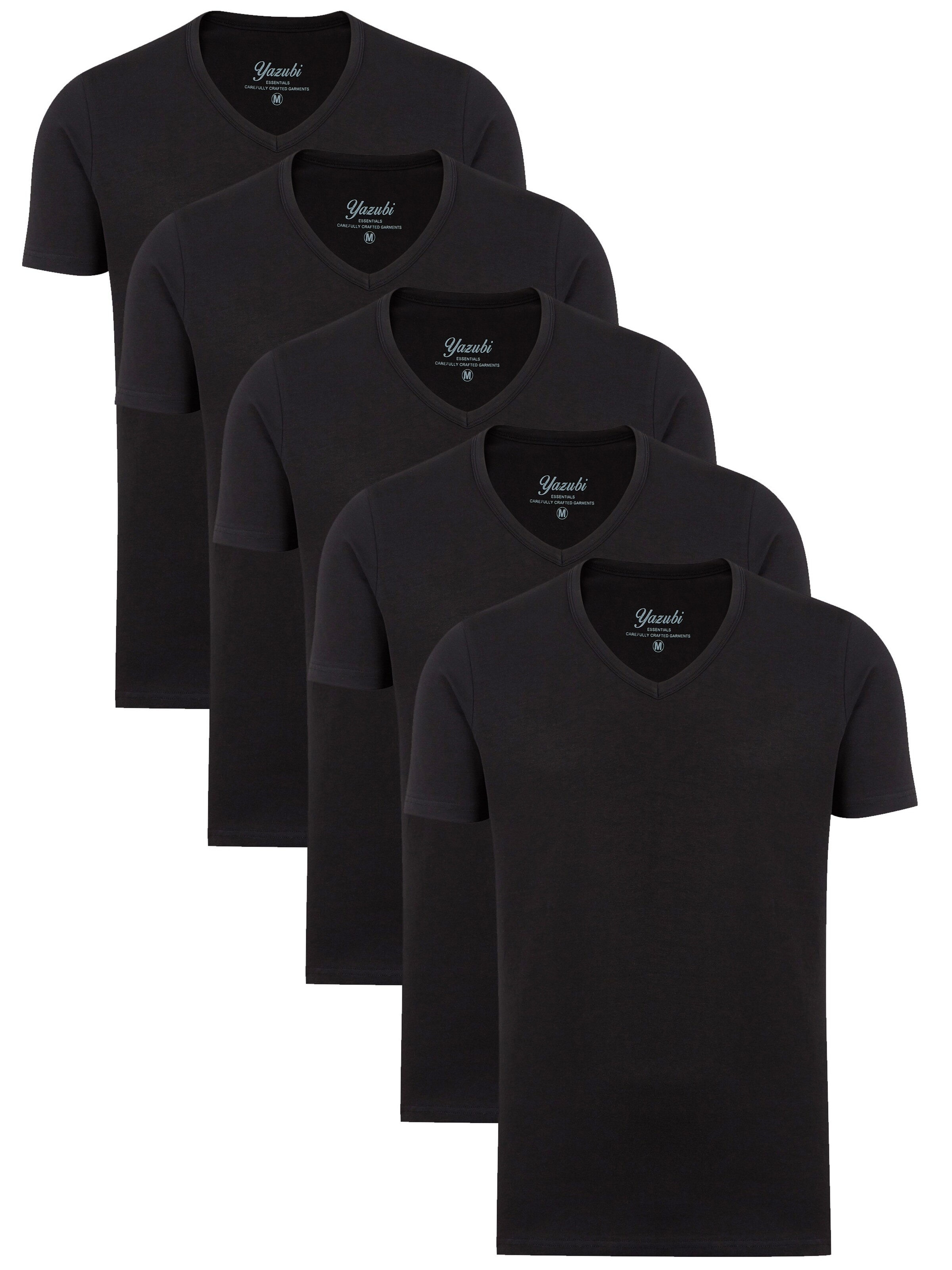 yazubi Shirt 'Mythic V' in Black: front