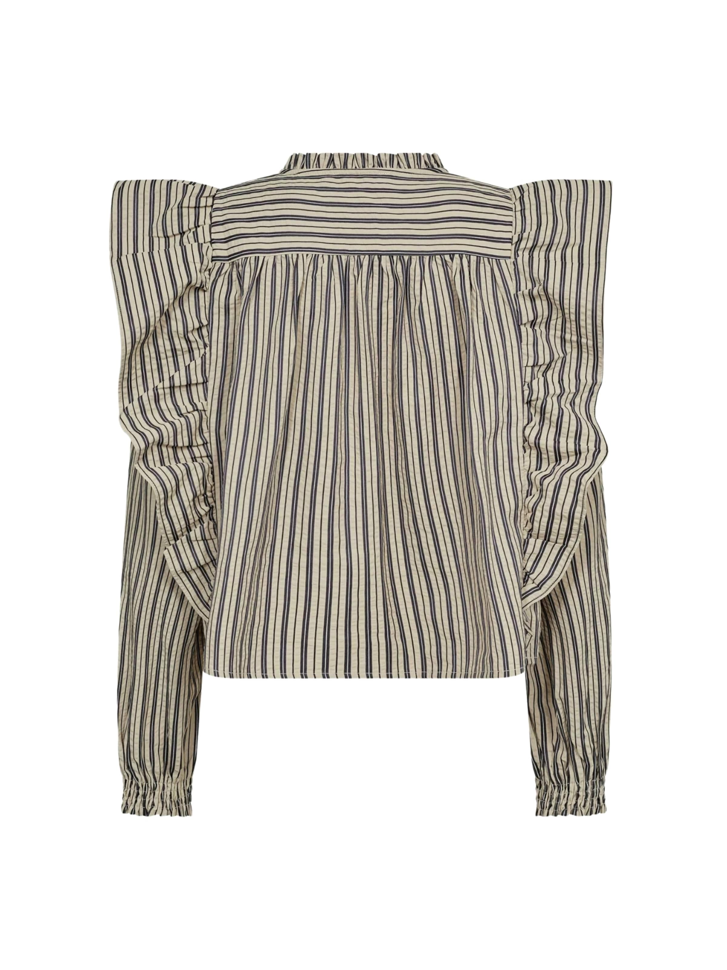 Chemisier co'couture en beige