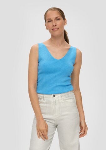 s.Oliver BLACK LABEL Knitted top in Blue: front