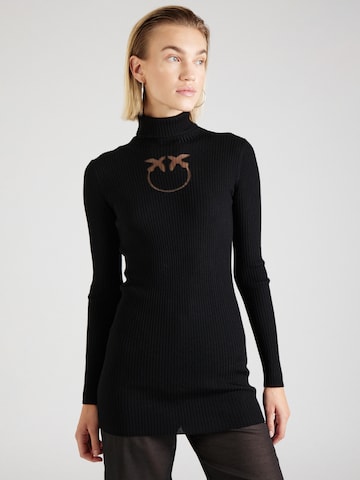PINKO Sweater 'TARTARUGA MAGLIA' in Black: front