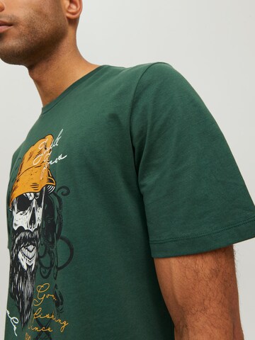 JACK & JONES Majica 'Roxbury' | zelena barva