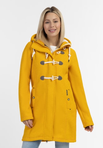 Schmuddelwedda Fleece jacket 'Penninsula' in Yellow: front