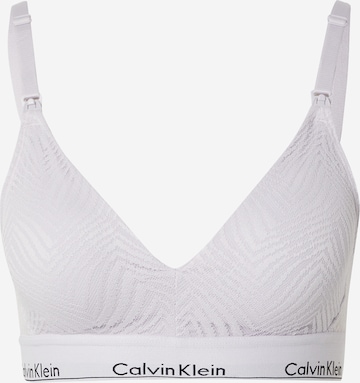 Calvin Klein Underwear Triangle Nursing Bra in Purple: front