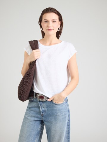 Maglietta 'MEDDI' di NÜMPH in bianco: frontale