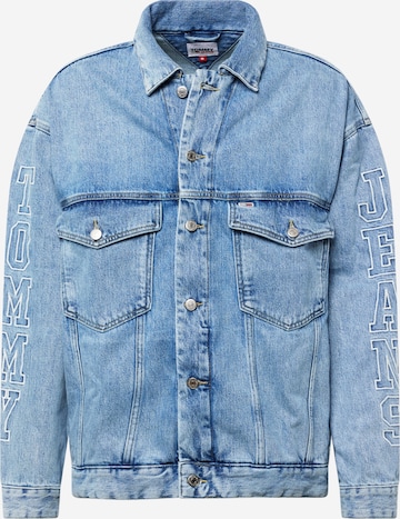 Tommy Jeans Between-Season Jacket 'Aiden' in Blue: front