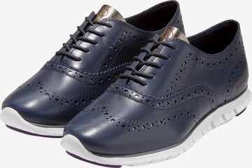 Cole Haan Athletic Lace-Up Shoes 'ZERØGRAND Wingtip Oxford' in Blue