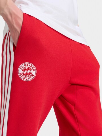 ADIDAS PERFORMANCE Normální Sportovní kalhoty 'FCB DNA' – červená
