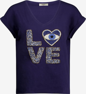T-shirt 'Mykolove' Deeluxe en bleu : devant