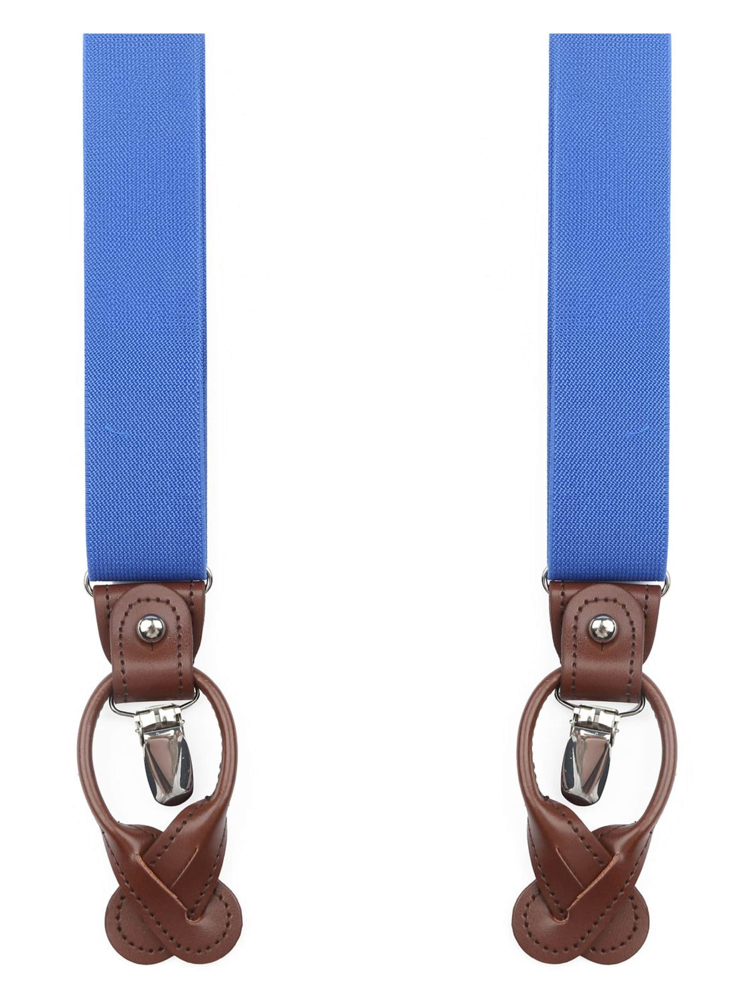 Suitable Suspenders in Blue