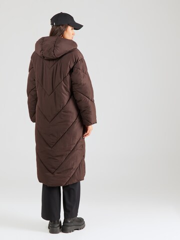 Monki Winter Coat in Brown