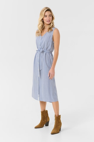 Cream Jurk 'Tiah' in Blauw