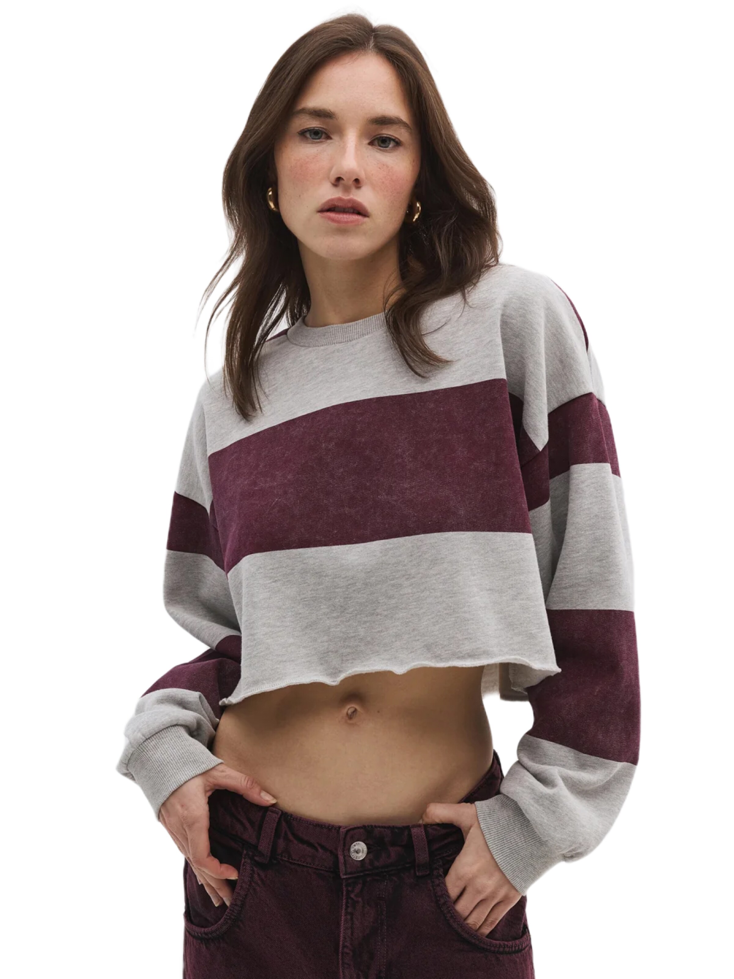 No Matter What Sweatshirt 'Egal' in Red: front