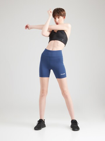 Hummel Skinny Sports trousers 'MT ACTIVE' in Blue