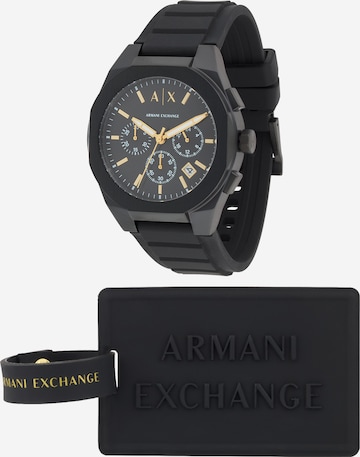ARMANI EXCHANGEAnalogni sat - crna boja: prednji dio