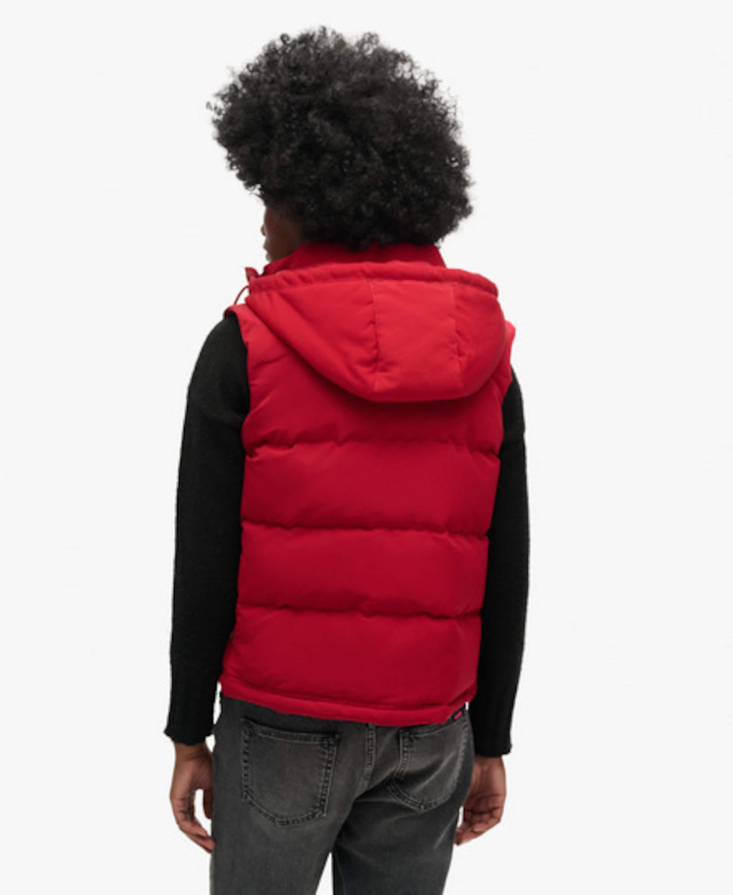 Superdry Bodywarmer in Rood