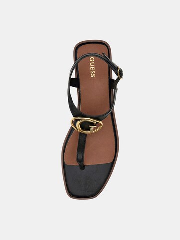 GUESS T-Bar Sandals 'Miry' in Black