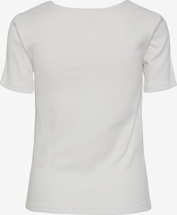 Maglietta 'Tania' di PIECES in bianco