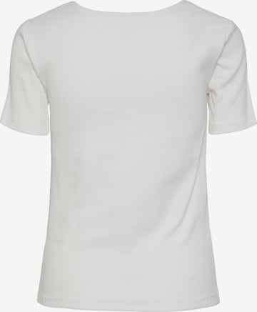 T-shirt 'Tania' PIECES en blanc
