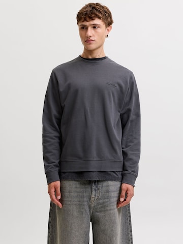 JACK & JONES Суичър 'JJEArchive' в сиво: отпред