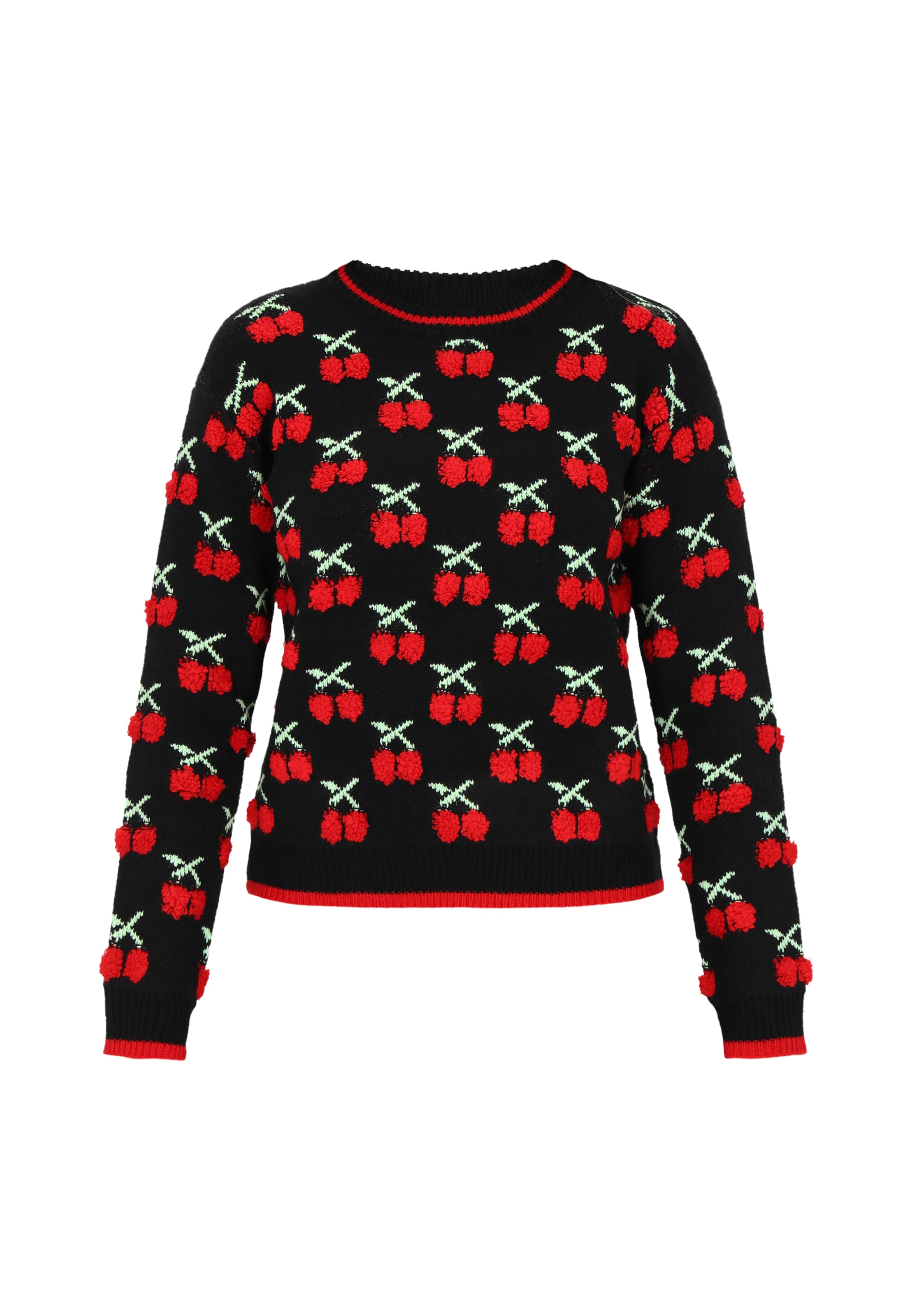 MYMO Pullover i pink / sort / hvid, Produktvisning