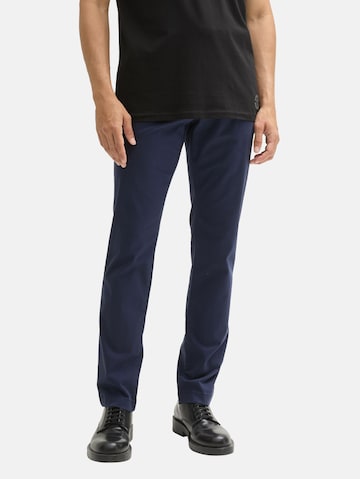 TOM TAILOR Slimfit Chino 'Travis' in Blauw: voorkant