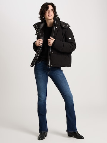 CROSS JEANS Winter Jacket in Black