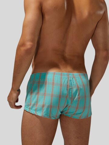 SEOBEAN Boxer shorts 'Checkered Boxershort Trunk' in Blue