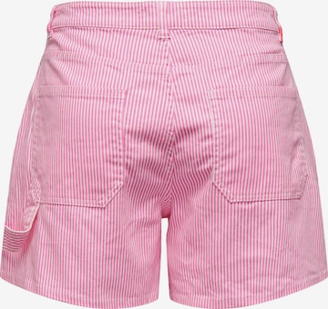 ONLY Loose fit Trousers 'VOX' in Pink