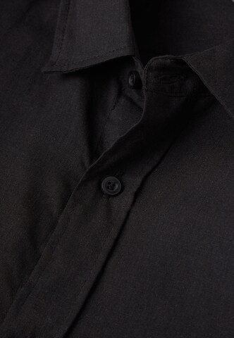 INTIMISSIMI Regular fit Button Up Shirt in Black