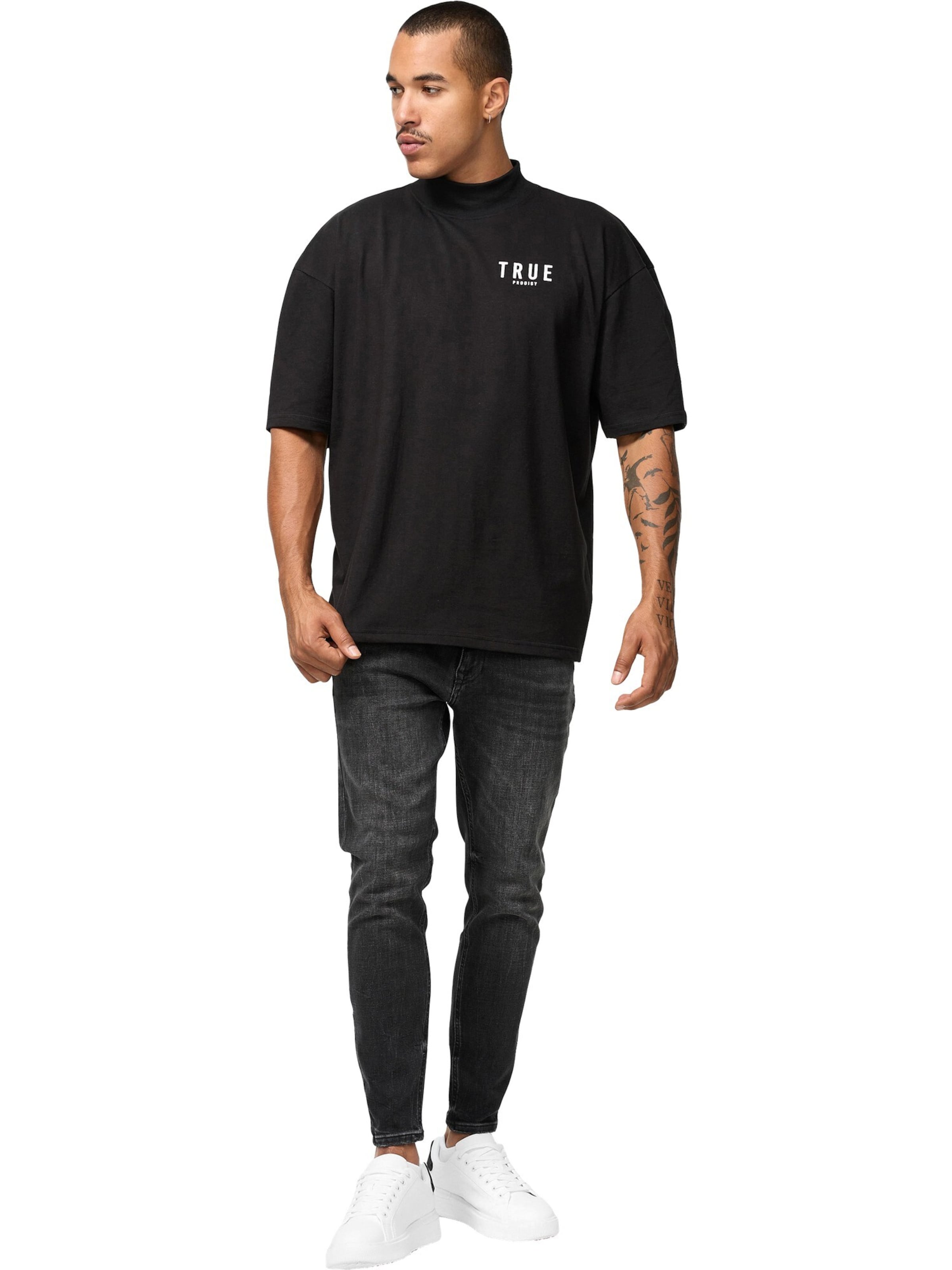 Maglietta 'Gerrit' di trueprodigy in nero
