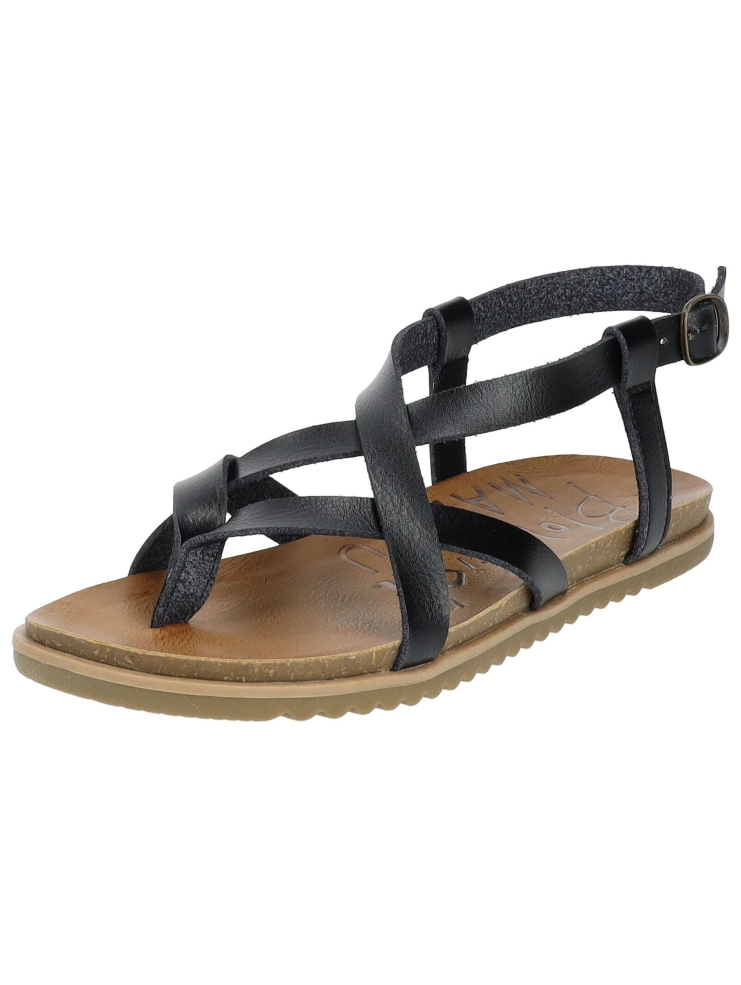 Blowfish Malibu T-bar sandals in Black: front