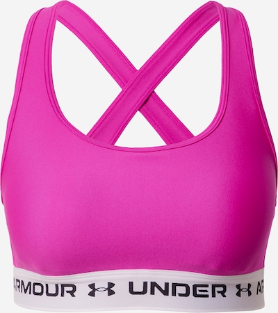 UNDER ARMOUR Sujetador deportivo en fucsia / negro / blanco, Vista del producto