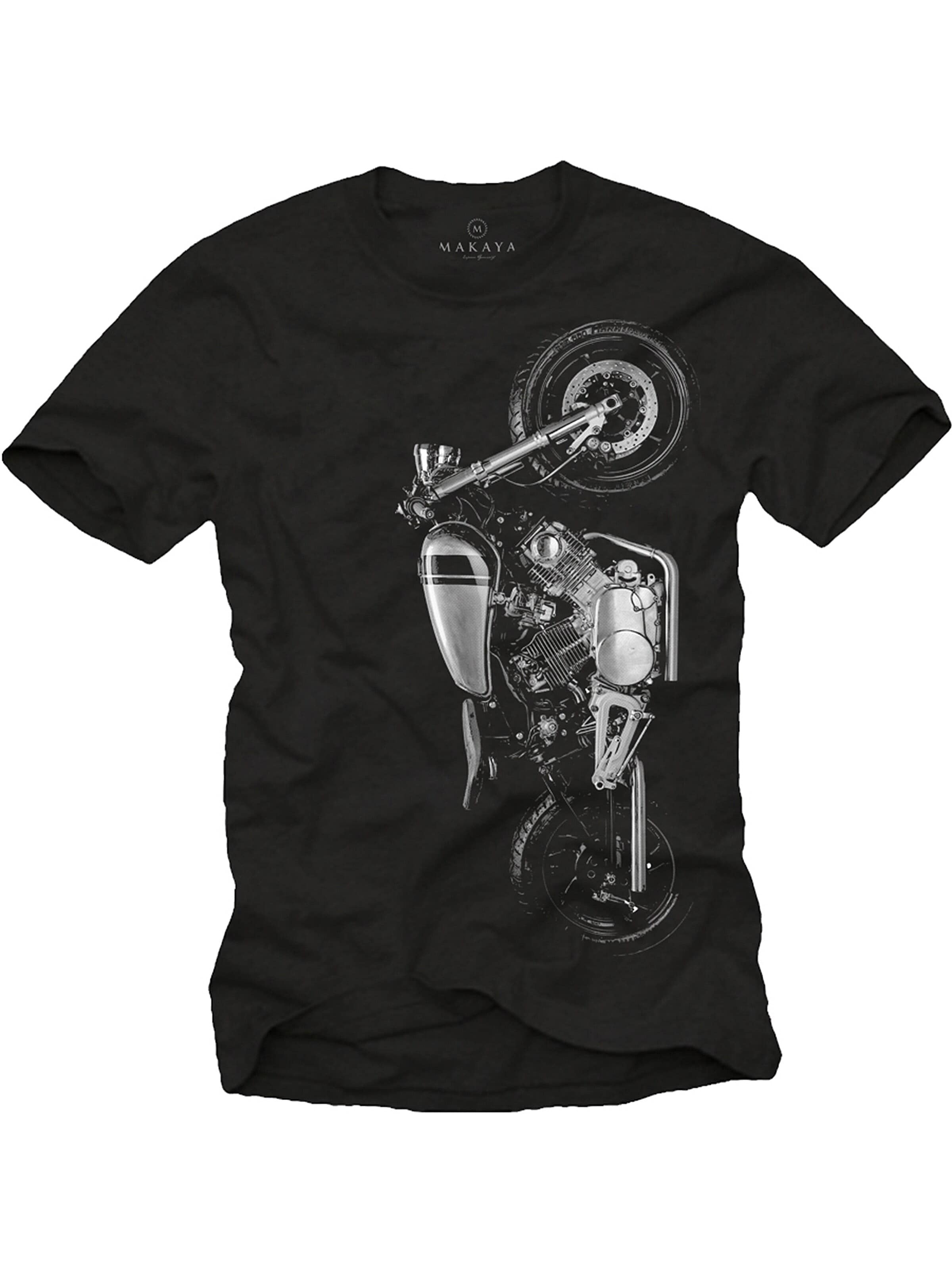 MAKAYA Shirt 'Virago' in Black: front