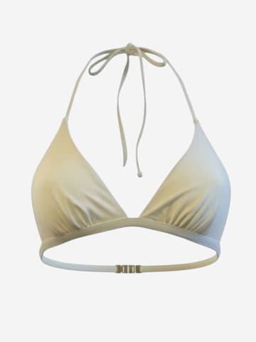 MAREZZA Triangel Bikinitop 'Stresa Draped Triangle Bikini Top' in Beige: voorkant