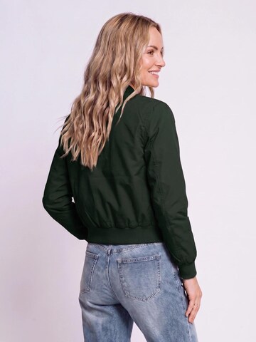 Zhrill Between-Season Jacket 'ZHJULIE SOLID' in Green