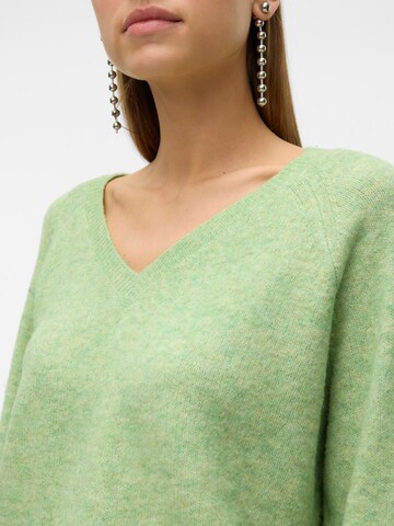 VERO MODA Свитер 'LEAF' в Зеленый