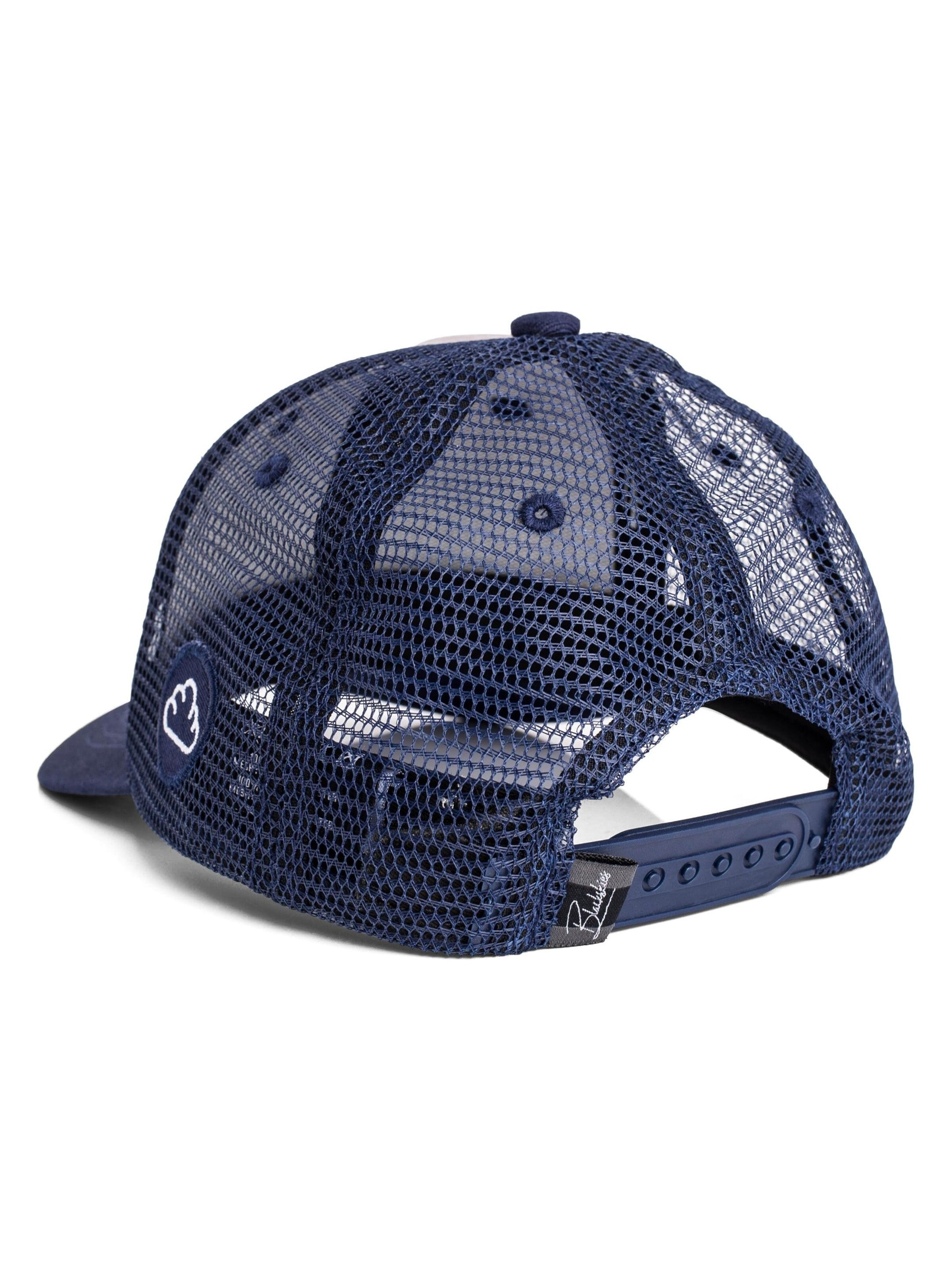 Blackskies Cap 'Race Baseball Cap Kids Grey-Navyblue' in Blue