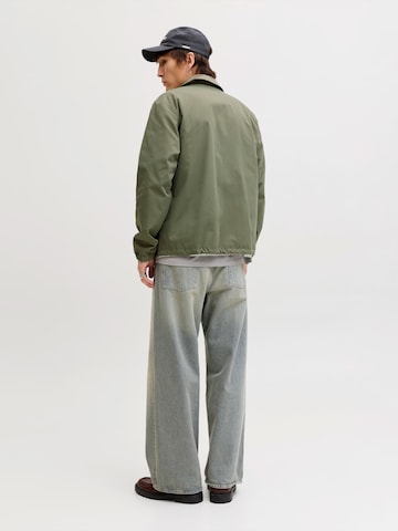 JACK & JONES Between-Season Jacket 'JORCATSKILLS' in Green