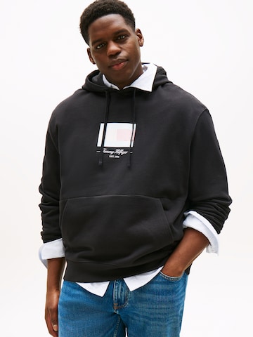 Tommy Hilfiger Big & Tall Свитшот 'ITHACA' в Черный: спереди