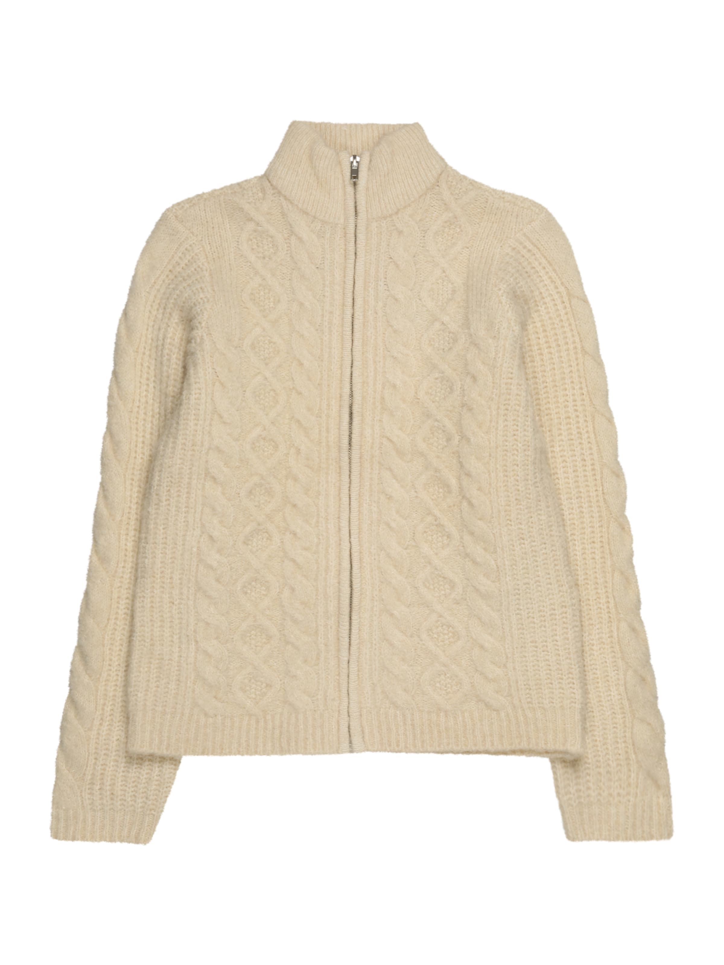 Cardigan 'Vmalba' Vero Moda Girl en beige : devant
