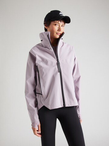 ADIDAS SPORTSWEAR Sports jacket 'Myshelter Rain.Rdy' in Purple: front