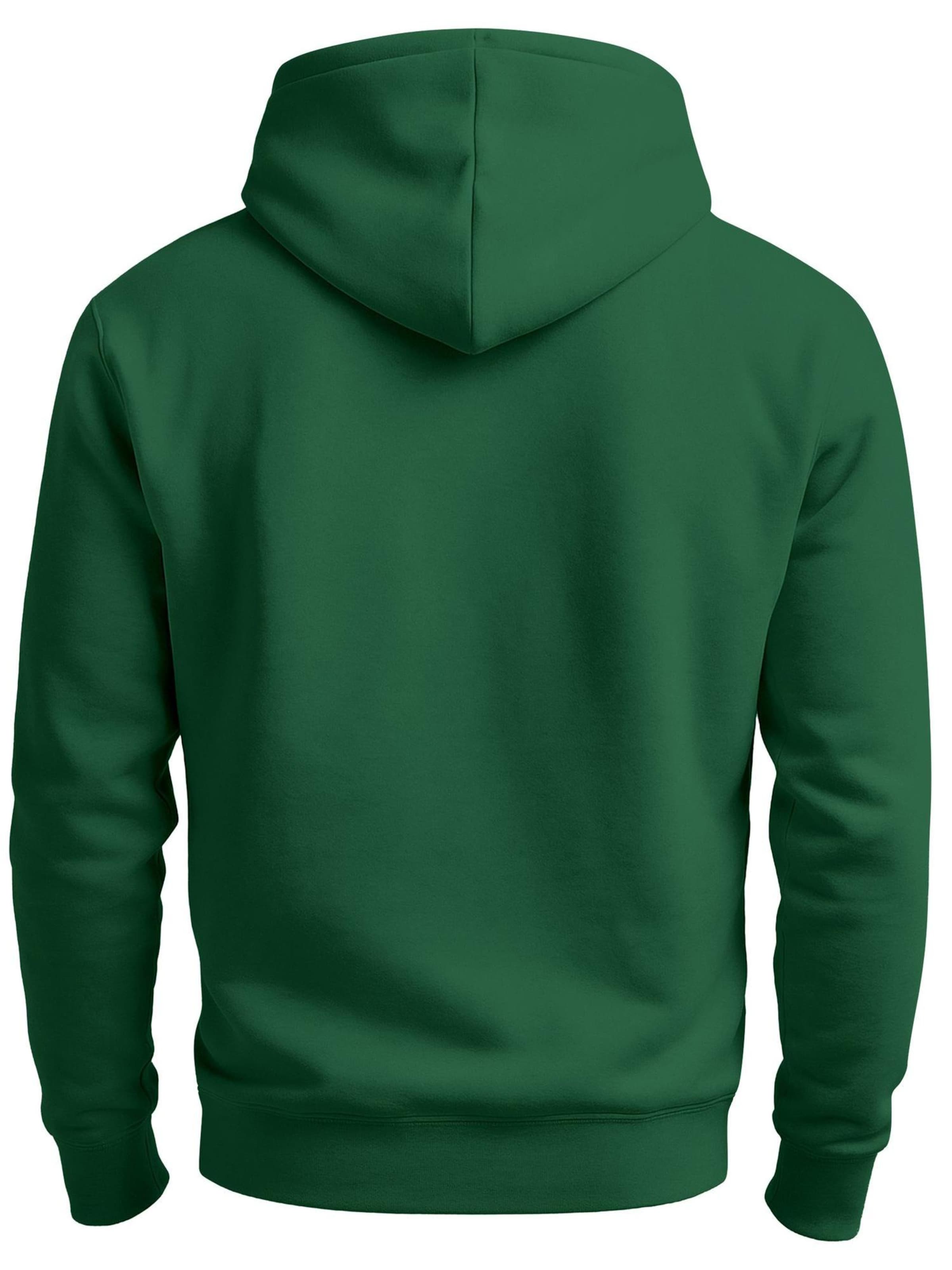 Neverless Sweatjacke 'Pine Trees'‌ in Grün