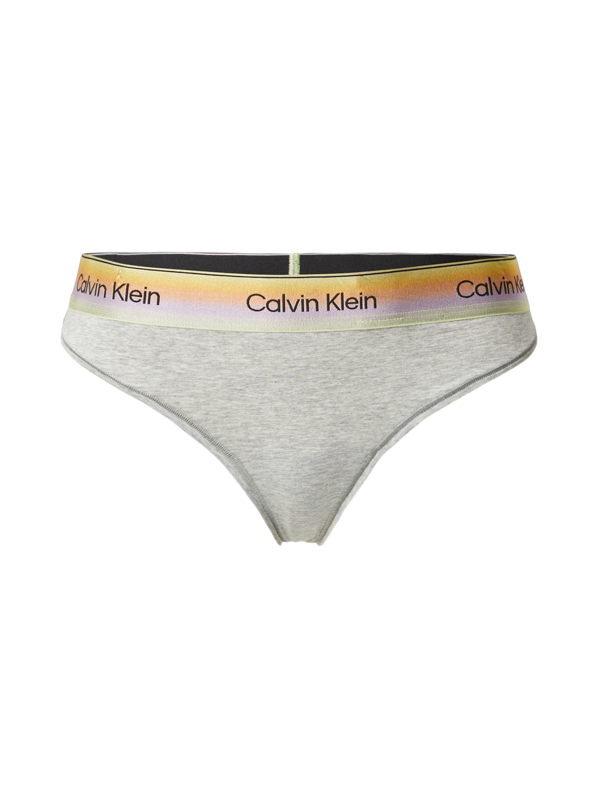 Calvin Klein Underwear String bugyik - szürke: elől