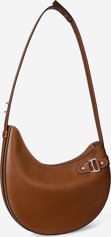 Lauren Ralph Lauren Shoulder Bag 'TASHA' in Brown: front